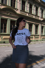 REF:662  T-SHIRT LETICIA BRANCO 100% ALGODÃO M/M