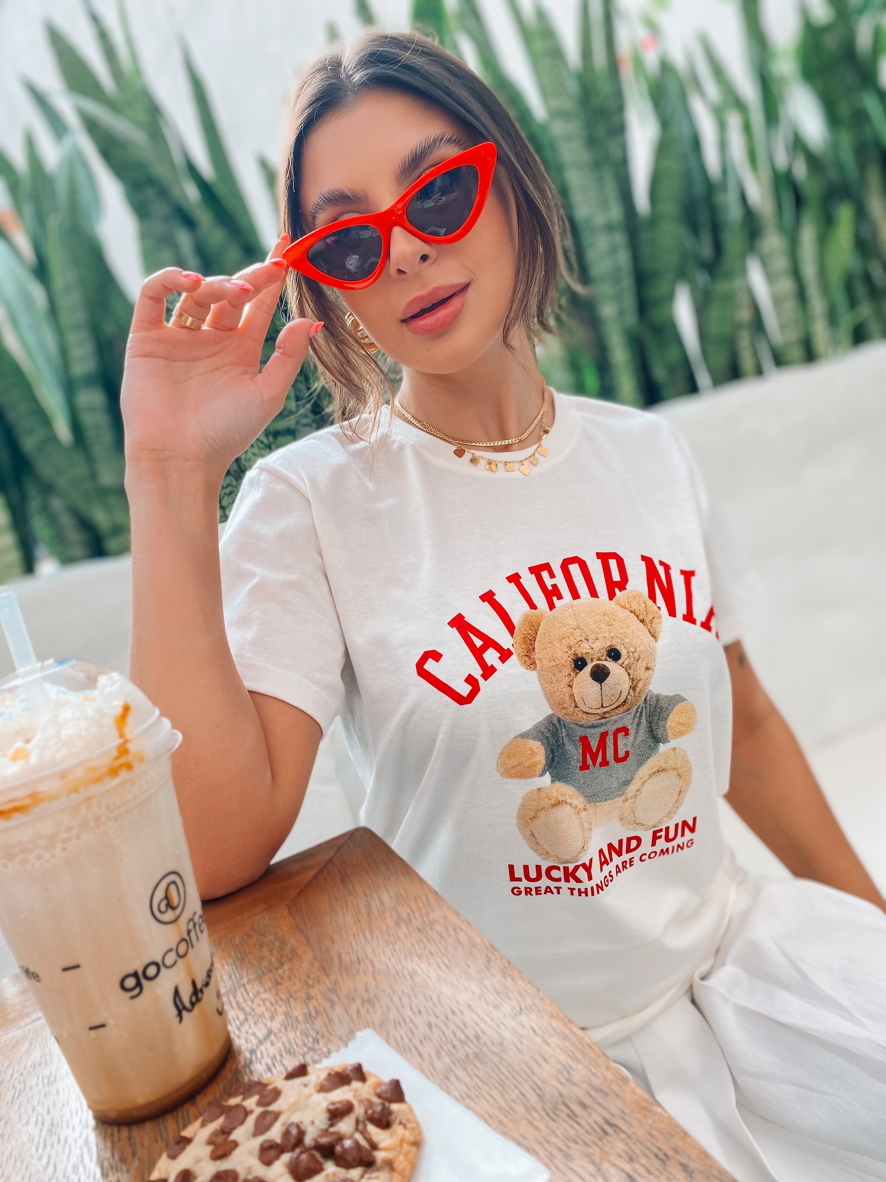 T-SHIRT TEDDY OFF WHITE