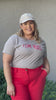 T-SHIRT MAYSA CINZA PLUS SIZE 100% ALGODÃO M/M